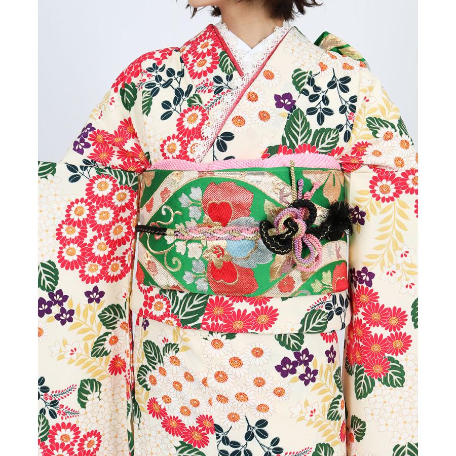 はな　⭐️めちゃくちゃ可愛い古典柄　振袖フルセット＋プレゼント付き❣️ 成人式らしい可愛い赤の古典柄振袖 【HIBIKI-019】｜振袖