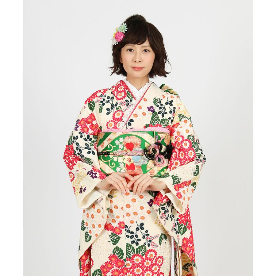 15日まで1万円値下げ中 振袖 花柄 ピンク系 振袖フルセット足袋なし ☆ピンク地がふんわり可憐な桜の花柄振袖 | MK振袖スタイル