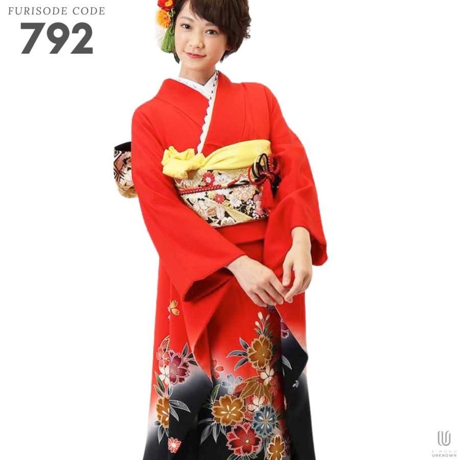 対応身長151cm〜166cm】成人式レンタル振袖フルセット-792 振袖セット