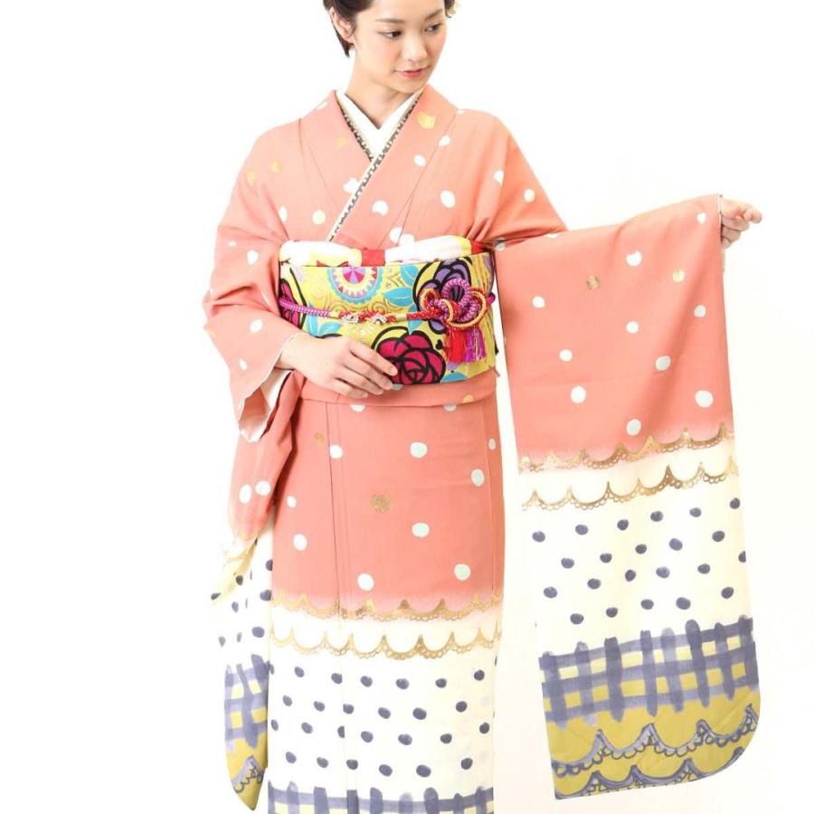 対応身長152-167cm】成人式レンタル振袖フルセット-820 レトロ クール