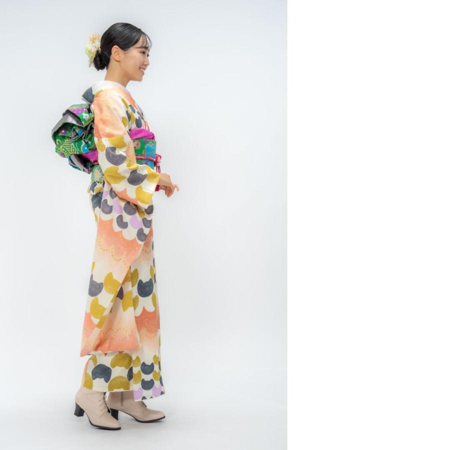 対応身長152-167cm】成人式レンタル振袖フルセット-823 クール系