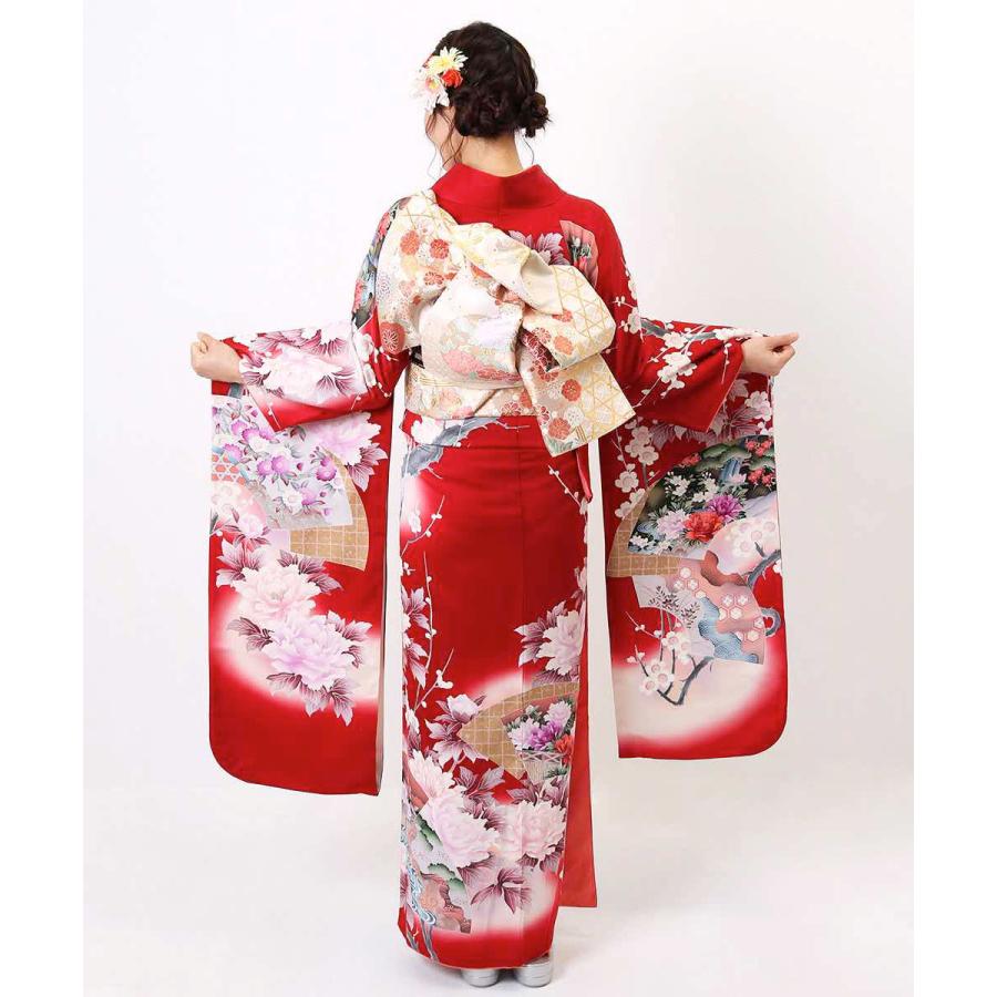 アンナ‼️振袖一式　高身長向き 二十歳の振袖 アンジュの振袖 /黄色/ゴールド色/グラマラス/花柄