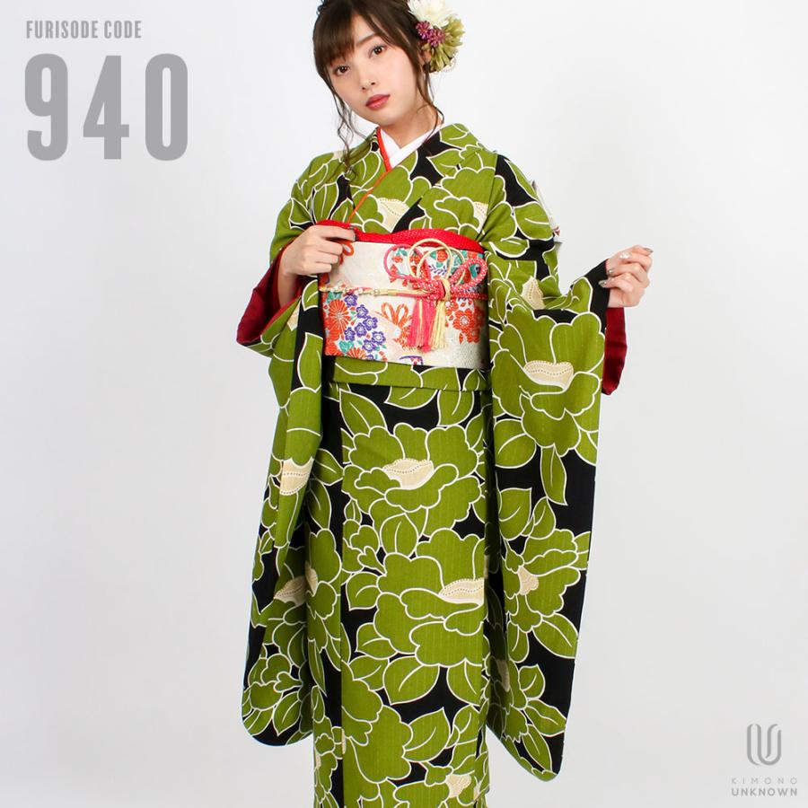 877正絹振袖白古典柄155cm~ 伝統的＊シンプル系＊ホワイト系＊白色振袖