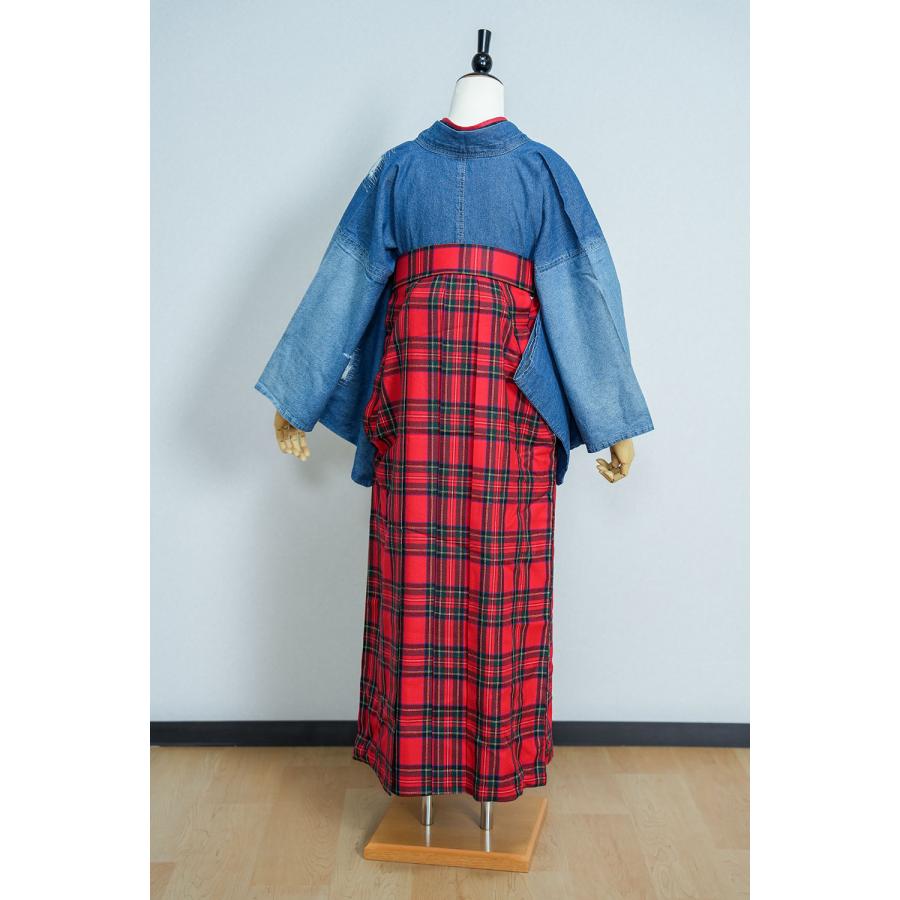 細身サイズ　振袖フルセット➕袴 着物 刺繍 袴 3点 セット 二尺袖 小振袖 中振袖 女性 卒業式 袴セット