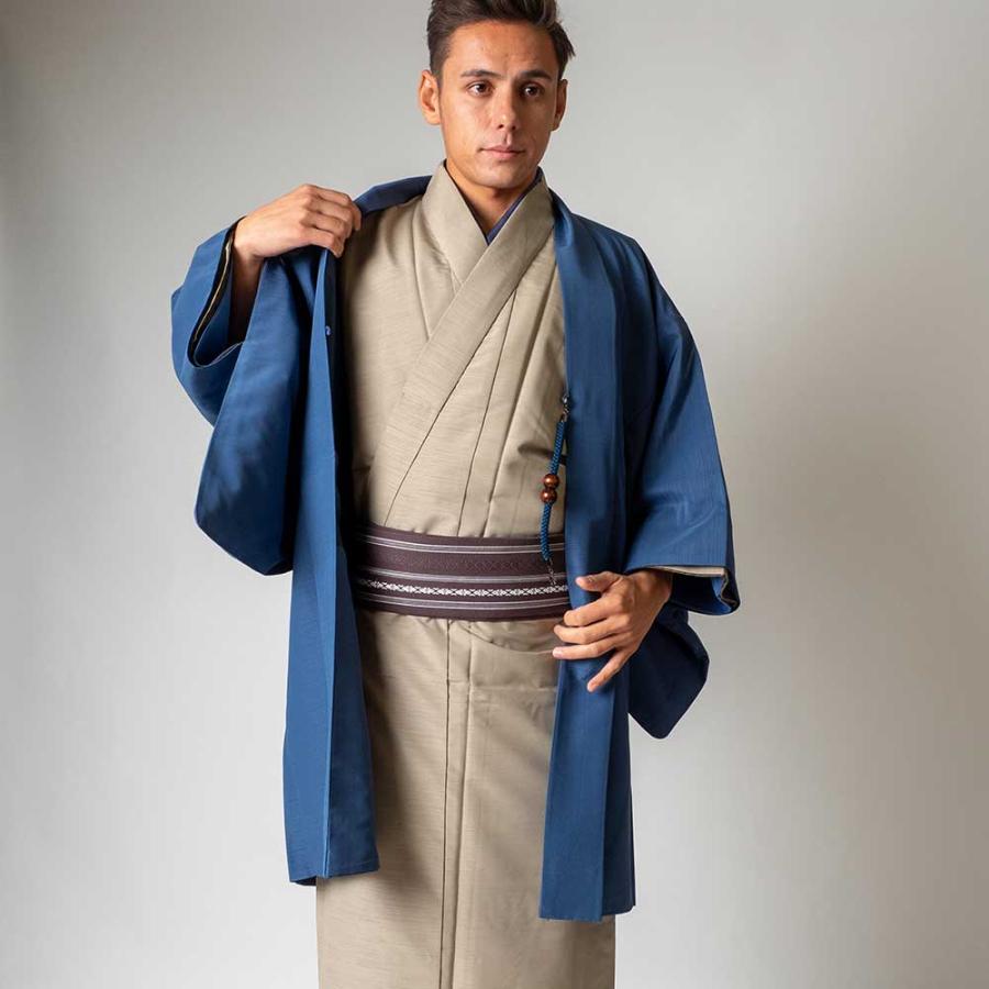 レンタル】メンズ着物アンサンブル【対応身長165cm〜175cm】【 Mサイズ 