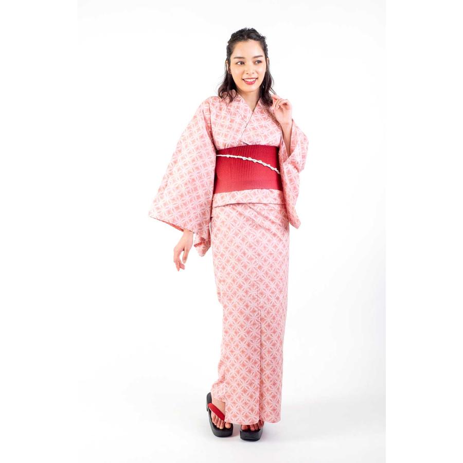 浴衣 単品 女性用ゆかた【絞り調レディース浴衣】Ummm. 即日発送可