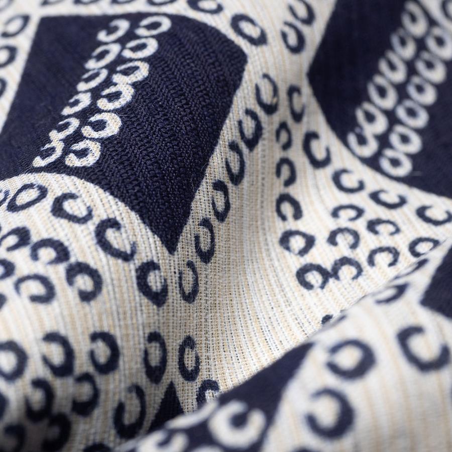 お任せ白帯+お任せ下駄+お任せ帯締め◆高級変わり織◆古典大人の鬼灯浴衣 お任せ白帯+お任せ下駄+お任せ帯締め◇高級変わり織