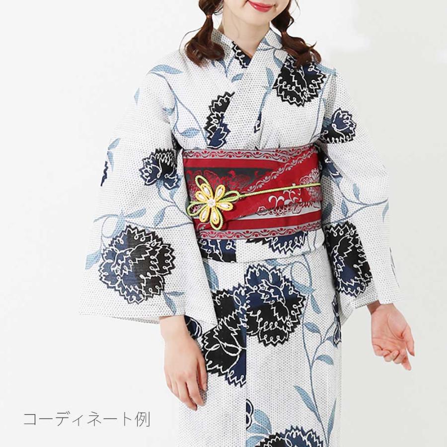 総額3,980円(税込み)以上で送料弊社負担 【浴衣・小物】菊唐草ゆかた帯 