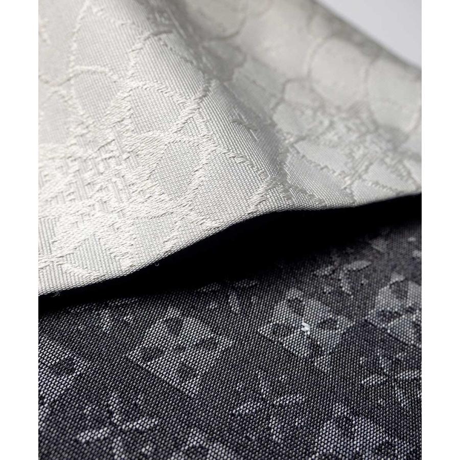 半巾帯【ゆかた帯】 IKS COLLECTIONオリジナル小袋帯 イクス チェック 花柄 グレー 黒 ★浴衣 和服 和装 おしゃれ |  | 01