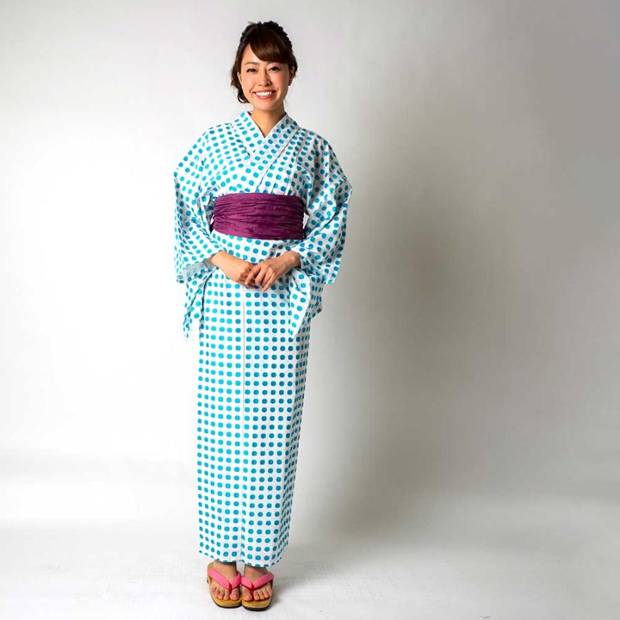 【専用】滲み水玉柄 高級浴衣 夏着物 専用】滲み水玉柄 高級浴衣 夏着物 - メルカリ