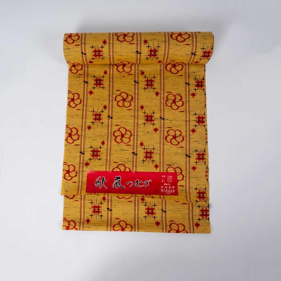 【生地代＋お仕立て代込み価格】ウール着物カジュアル 秋嵐つむぎ unk68016 |  | 03