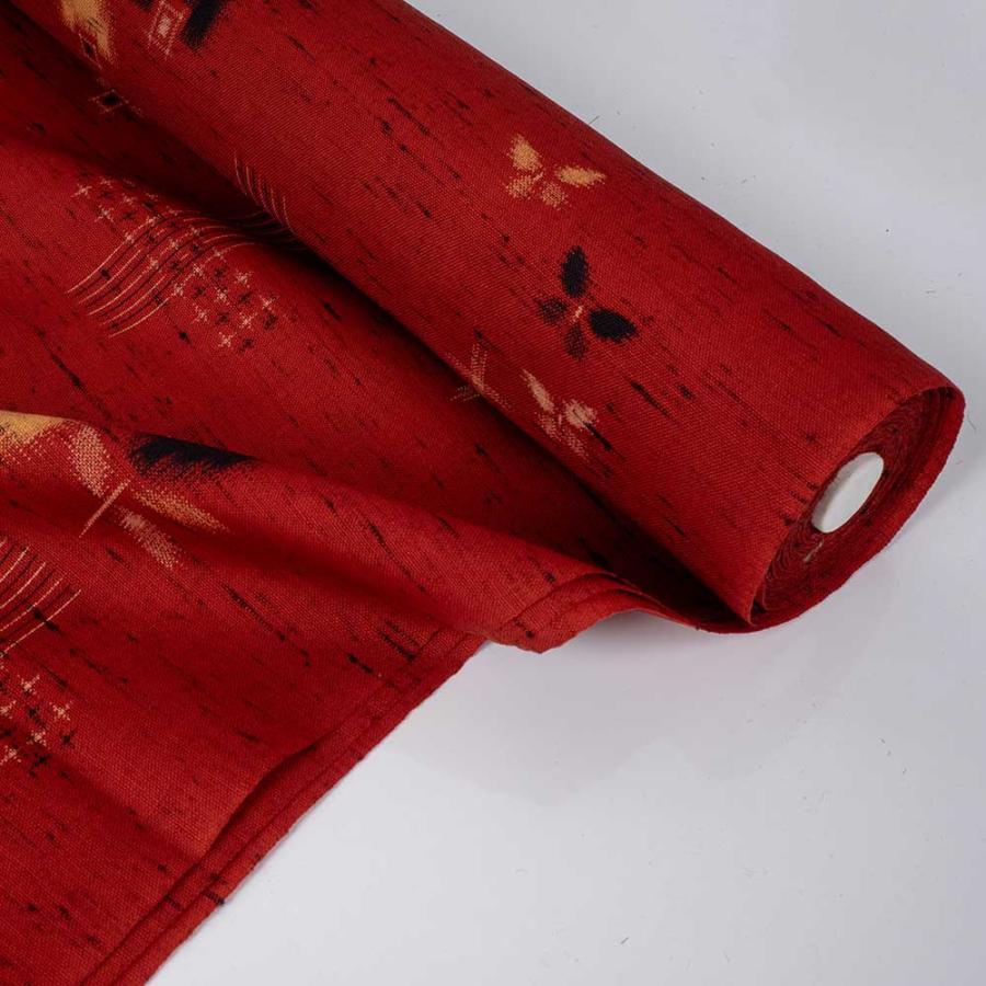 【生地代＋お仕立て代込み価格】ウール着物カジュアル 秋嵐つむぎ unk68017 |  | 01