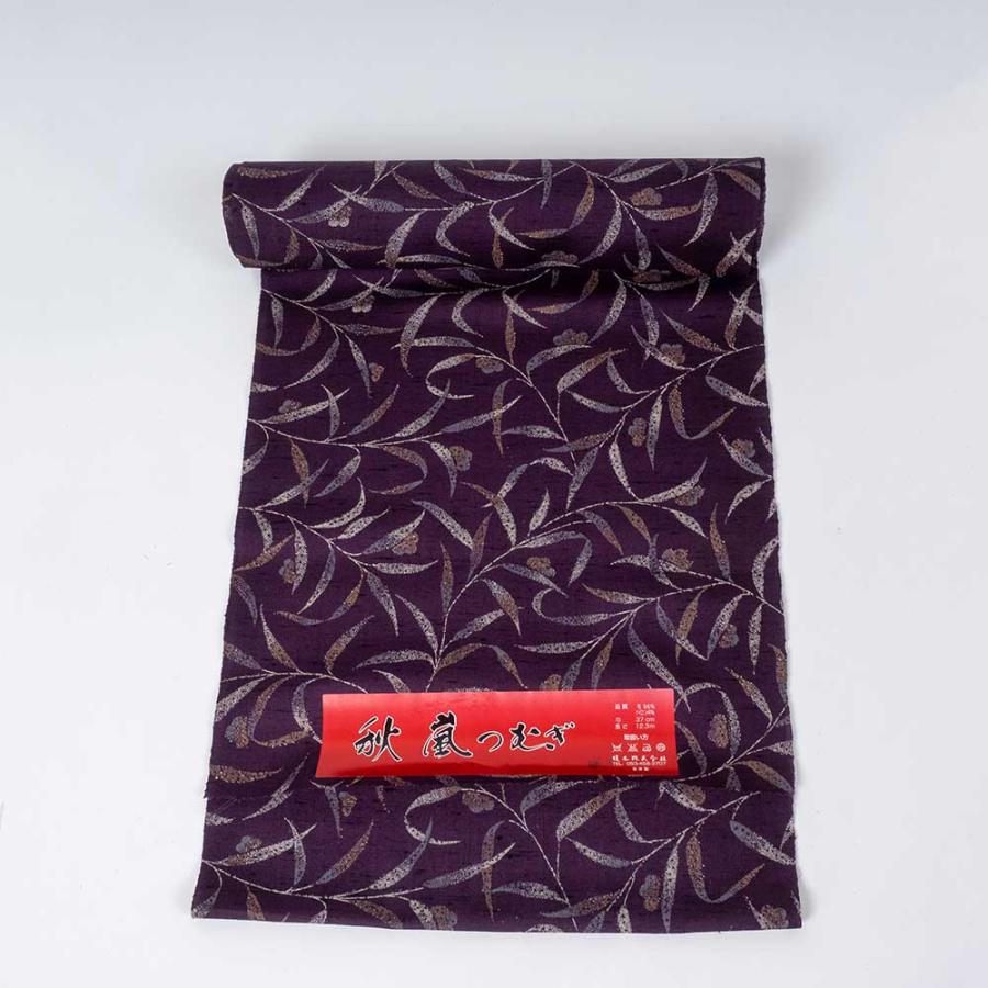 【生地代＋お仕立て代込み価格】ウール着物カジュアル 秋嵐つむぎ unk68019 |  | 03