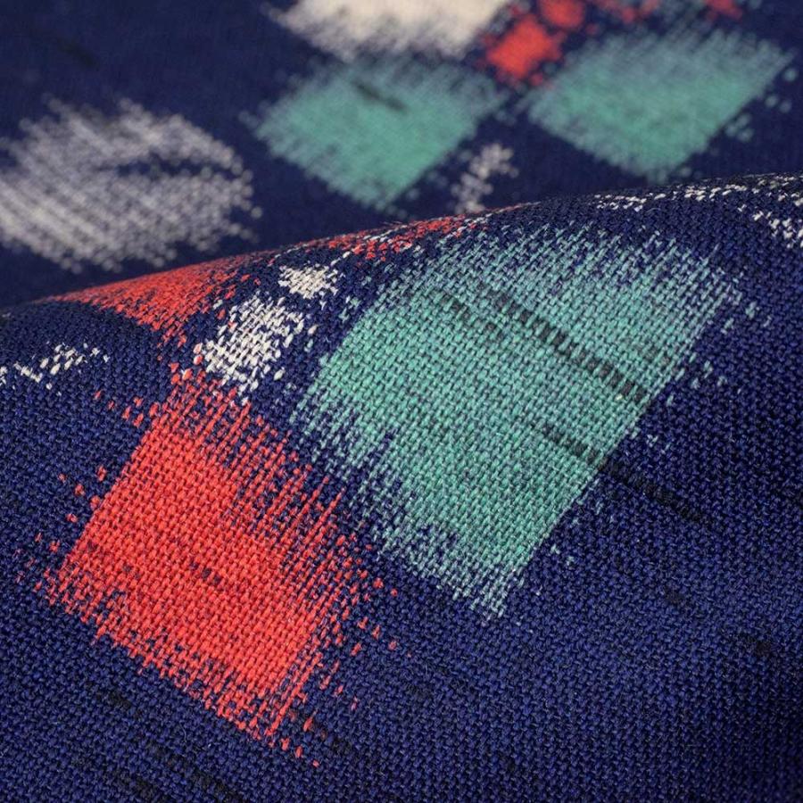 【生地代＋お仕立て代込み価格】ウール着物カジュアル 秋嵐つむぎ unk68023 |  | 02