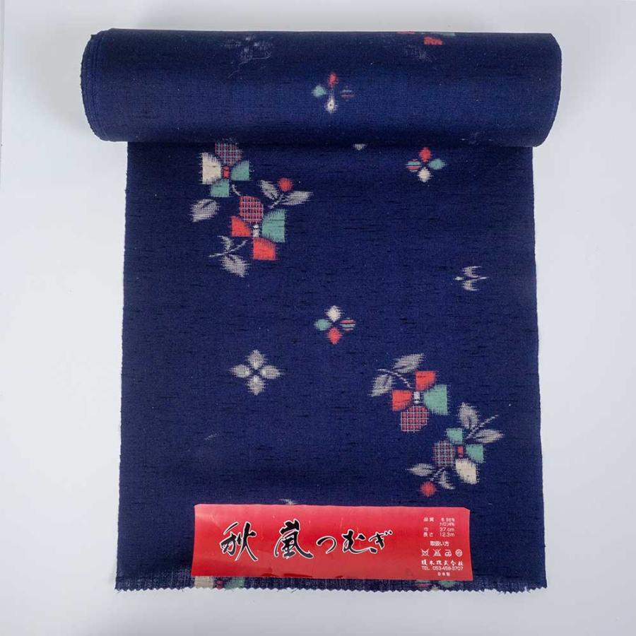 【生地代＋お仕立て代込み価格】ウール着物カジュアル 秋嵐つむぎ unk68023 |  | 03