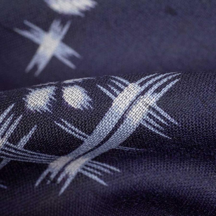 【生地代＋お仕立て代込み価格】ウール着物カジュアル 秋嵐つむぎ unk68025 |  | 02