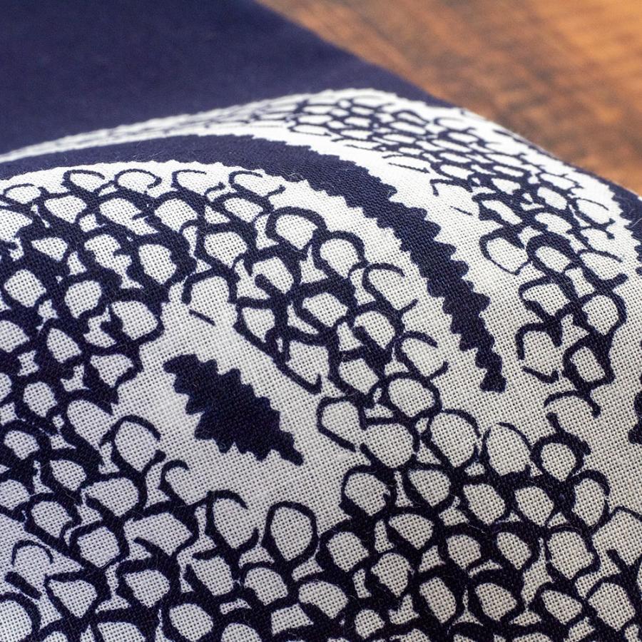 /男浴衣セット/日本製高級生地 男らしい古典柄 伝統的な紺白のゆかた/浴衣+帯+下駄+腰紐/「Ummm.JAPAN BLUE CLASSIC」/疋田乱華-ネイビー-/ |  | 04