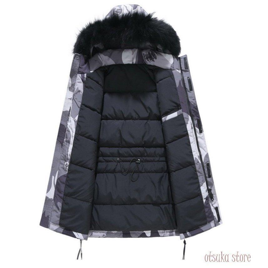 21人気新作 ダウン フード ファー付き 防寒アウター ダウンジャケットメンズ ダウンコート メンズ ジャケット カジュアル 保温 冬 ステンカラーコート サイズ 3xl Ahmedmostafa Us