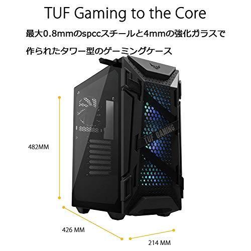 ASUS TUF Gaming GT301 ATX ミッドタワー コンパクトケース/AURA