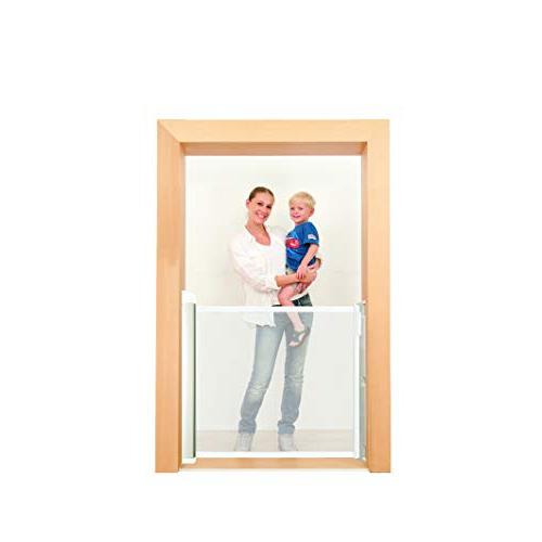 【新品 送料込み】 ラスカル キディガード 階段上設置可能 ロール式 ゲート バリアフリー フリーサイズ アヴァント ホワイト 【1847009437】(11656円)