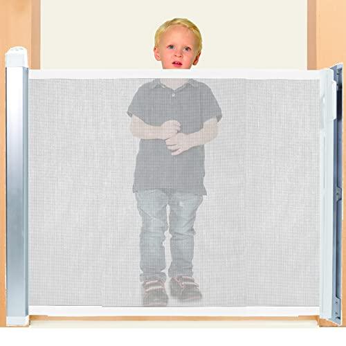 【新品 送料込み】 ラスカル キディガード 階段上設置可能 ロール式 ゲート バリアフリー フリーサイズ アヴァント ホワイト 【1847009437】(11656円)