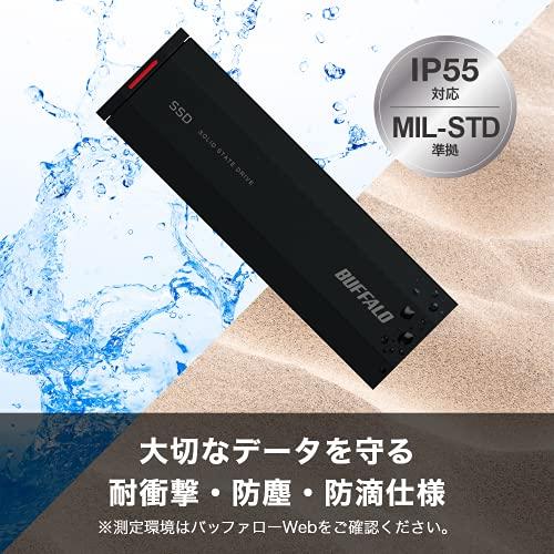 バッファロー SSD 外付け 1.0TB 小型 コンパクト ポータブル USB3