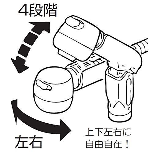 SANEI　洗面用　シングルスプレー混合栓　洗髪用　ゴム栓付き　K37100VR-13　シャワ・泡沫切替え