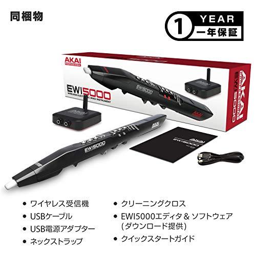 Akai Pro EWI 5000 黒 ウインドシンセサイザー 電子管楽器 Akai Pro EWI 5000 黒 ウインドシンセサイザー 電子管楽器