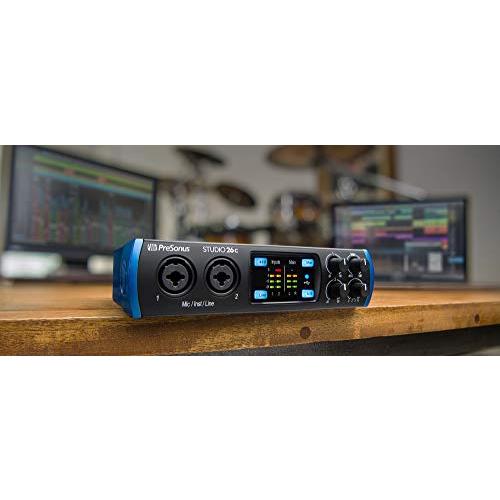 PreSonus Studio 26c オーディオ/MIDIインターフェース 24Bit 192kHz 2 