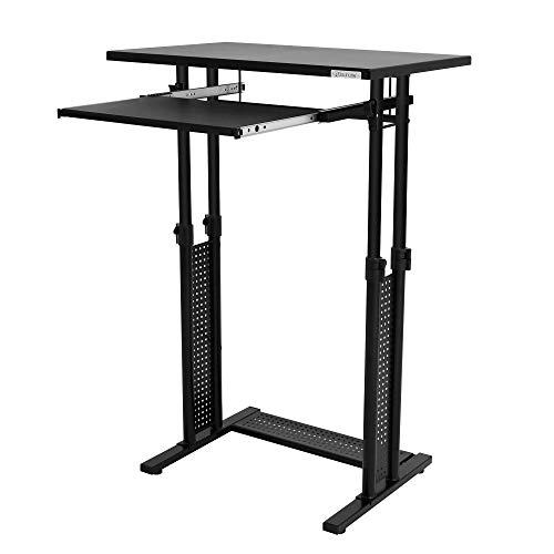 Bauhütte BHD-700L 黒 70cm x 45cm Amazon.co.jp: Bauhutte(バウヒュッテ) 昇降式 スタンディングデスク