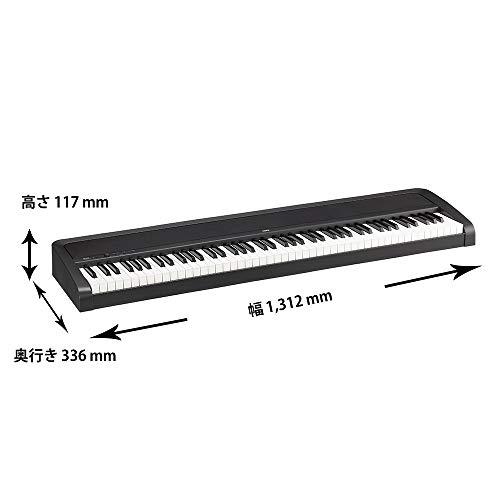 KORG コルグ 電子ピアノ B2N 88鍵 ライトタッチ鍵盤 ダンパーペダルと 
