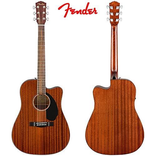 Fender エレキアコースティックギター CD-60SCE All Mahogany Natural ソフトケース付属 ドレッドノート｜unli-mall｜02