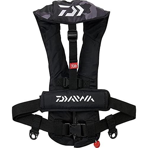 ダイワ(DAIWA) Wライフジャケット(肩掛自動 手動) F DF-2021 ブラックカモ ブラックカモ ダイワ フリー