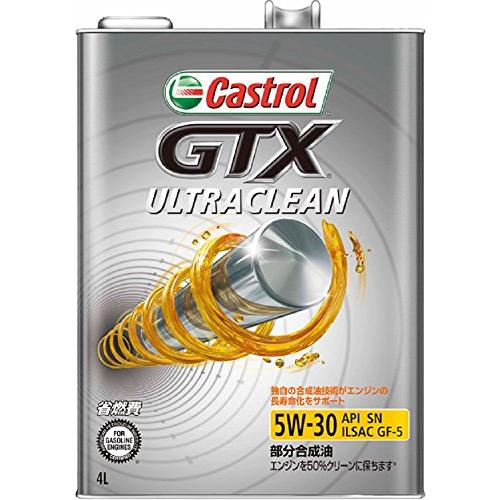 カストロールエンジンオイルGTX ULTRACLEAN 5W-30 API SP 4L 4輪ガソリン車専用 部分合成油Castrol｜unli-mall｜05