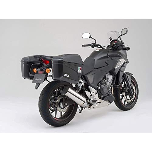 GIVI (ジビ) バイク用 サイドケース 各22L 未塗装ブラック 左右セット 