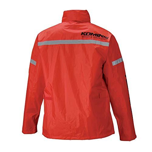 [KOMINE] バイク用 STDレインウェア RK-543 896 雨具 カッパ 03-543 メンズ Red S｜unli-mall｜03