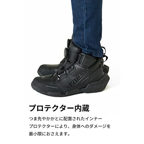 RSタイチ(アールエスタイチ) 013DRYMASTERアローシューズ BLACK/RED 
