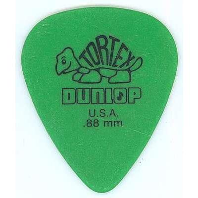Jim Dunlop 418R Tortex Standard：Green (0.88mm) 12枚セット | Jim Dunlop