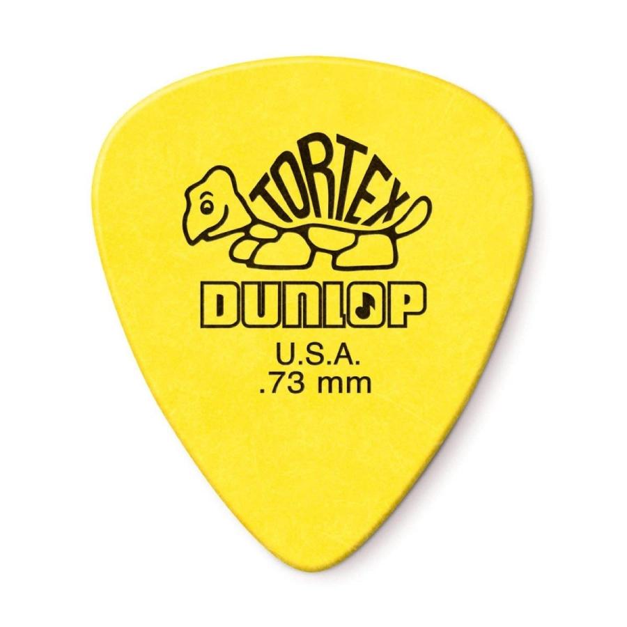 Jim Dunlop USA TORTEX スタンダード ギターピック 0.73mm 黄色 12枚 418R | Jim Dunlop