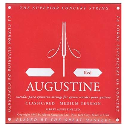 AUGUSTINE オーガスチン クラシックギター弦 レッド6弦 RED 6th