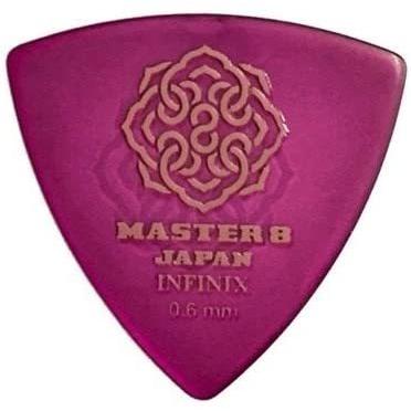 Plettri Master 8 Japan INFINIX Hard Polish Grip Jazz XL - 1,0 Mm Medio - Confezione Da 6