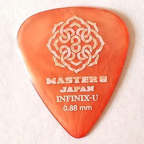 MASTER 8 JAPAN IFU-TD088 INFINIX-U TEARDROP with Hard Grip 0.88mm ギターピック×10枚｜unliminet