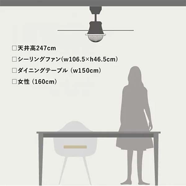 HERMOSA（ハモサ） VINICE CEILINGFAN ヴェニスシーリングファン CF42