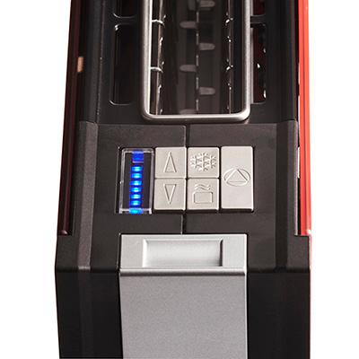 ritter リッター トースター「volcano5」ボルケーノ5 ガラス製断熱素材 9段階焼き加減 メモリー機能付き 自動センタリング機能 スタイリッシュデザイン ドイツ製の画像