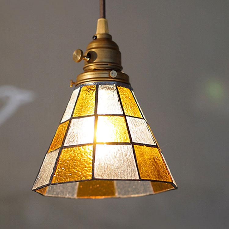 ARTWORKSTUDIO アートワークスタジオ Stained glasspendant Checker