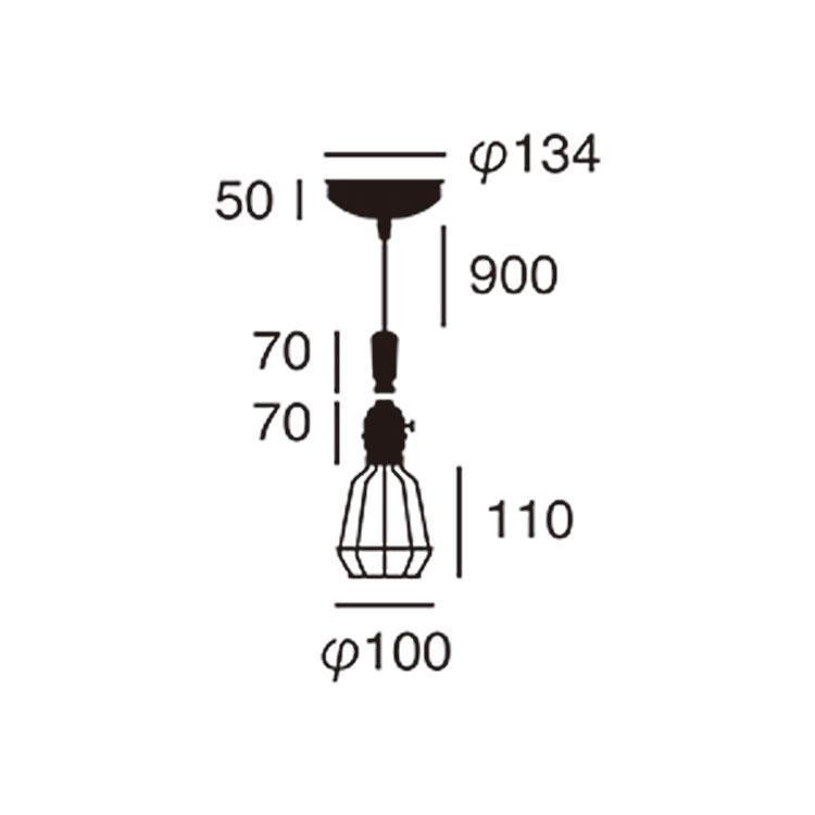 ARTWORKSTUDIO アートワークスタジオ Yard-pendant ヤードペンダント (LED球付属) AW-0414E 天井照明 ペンダントライト インダストリアル アンティーク レトロ_7