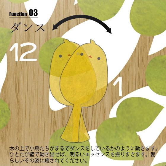 インターフォルム　掛時計　小鳥振り子付きムーブメント時計　トゥルル Amazon.co.jp: インターフォルム 掛け時計 振り子時計 トゥルル