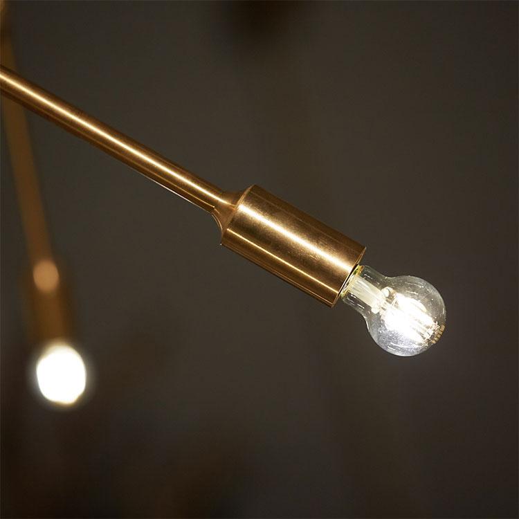 ARTWORKSTUDIO アートワークスタジオ Barcelona-pendant 5 バルセロナペンダント 5(電球なし) AW-0520Z 天井照明 シーリングライト 5灯 真鍮 可変の画像