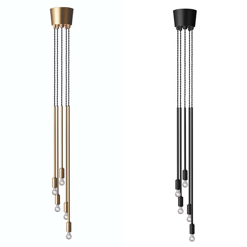 ARTWORKSTUDIO アートワークスタジオ Barcelona-pendant 5 バルセロナペンダント 5(電球なし) AW-0520Z 天井照明 シーリングライト 5灯 真鍮 可変の画像