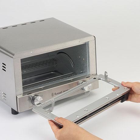 Russell Hobbs ラッセルホブス Oven Toaster オーブントースター 7740JP オーブン トースター 4枚焼き 5段階ヒーター 30分タイマー 脱着式扉_5